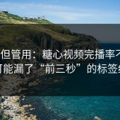 冷门但管用：糖心视频完播率不够？你可能漏了“前三秒”的标签细节