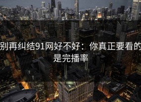 别再纠结91网好不好：你真正要看的是完播率